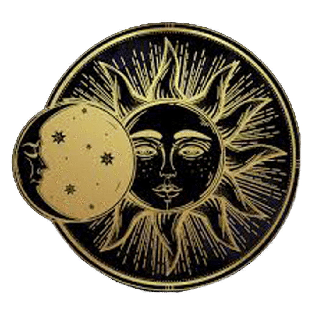 Soleil et lune symboles tarologie